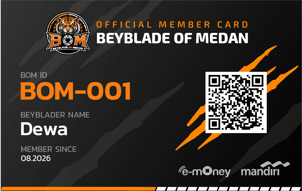 BOM Emoney Membership Card, front